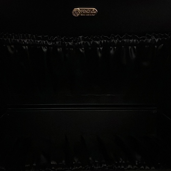 Fendi vintage unisex FF Pequin logo monogram trunk briefcase bag - Picture 11 of 13